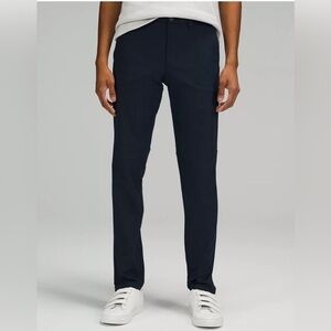 Lululemon Commission Chino Pant Slim Fit Size 32 True Navy Warpstreme 31” Inseam